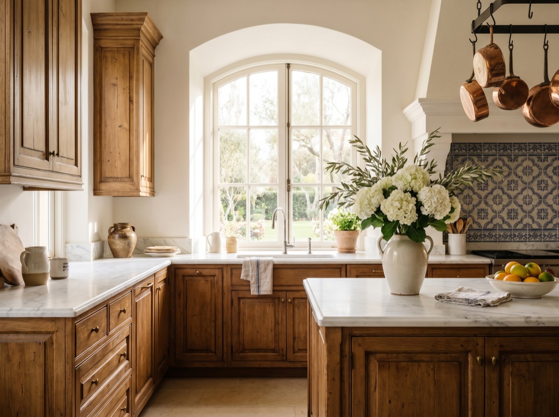 A beautifully staged Portuguese kitchen